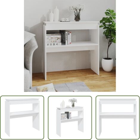 Table console Blanc 80x30x80 (1/5)
