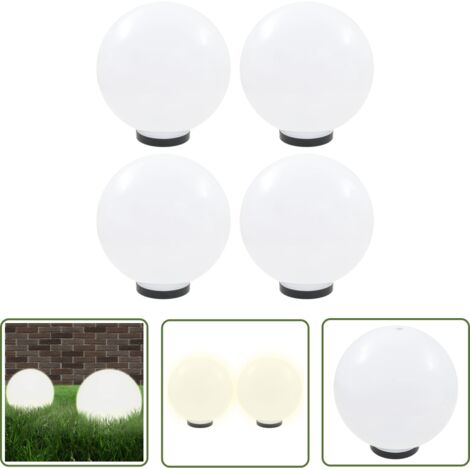 INLIFE Lampes à LED sous forme de boule 4 pcs Sphérique 30 cm PMMA (1/5)