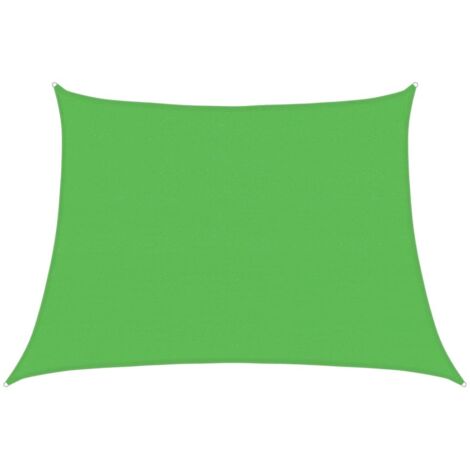 Voile d'ombrage - Toile d'ombrage - Auvent Imperméable - UV Protection pour Jardin Terrasse - 160 g/m² Vert clair 4/5x3 m PEHD XDNXN61620 (1/5)