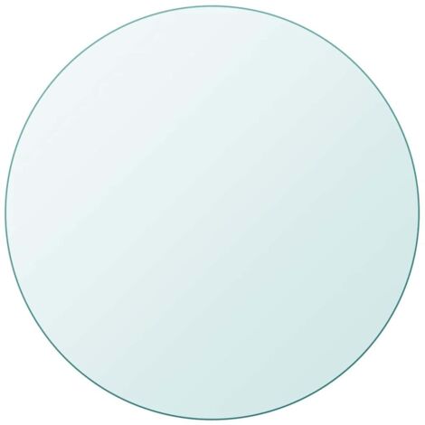 Dessus de table  Plateau De Table  Plan de travail ronde en verre trempé 500 mm BZTHBS208785