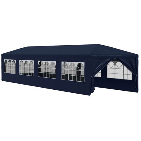 Tonnelle de jardin,Pergola de jardin,Tente de Réception ,Barnum 3 x 12 m Bleu XZZ91025 (1/5)