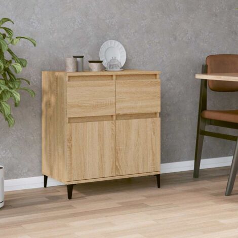 Buffet，Bahut， Meuble de Rangement pour Salon, Salle à Manger Chêne sonoma 60x35x70 cm Bois d'ingénierie, Armoire de Rangement FBV16531 (1/5)
