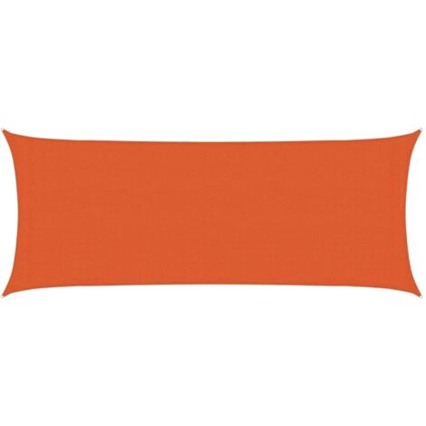Voile d'ombrage - Toile d'ombrage - Auvent Imperméable - UV Protection pour Jardin Terrasse - 160 g/m² Orange 2x4,5 m PEHD XDNXN48255 (1/5)