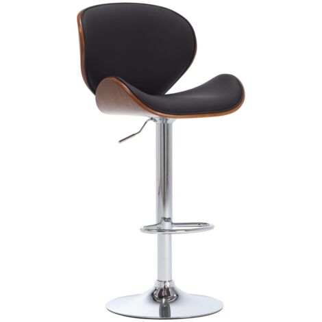 Tabouret de bar Tabouret Haut Chaise de Bar Siège de Cuisine Noir Similicuir HBTD914791 (1/5)