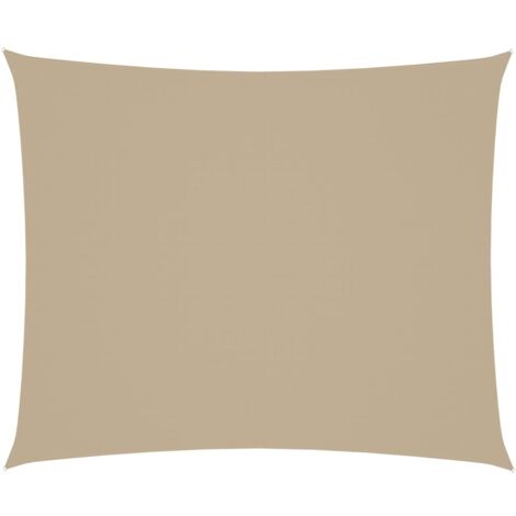 Parasol, Parasol de jardin pour balcon, terrasse, piscine, Parasol d'extérieur en tissu Oxford rectangulaire beige 4x6 m HNDX232611 (1/4)
