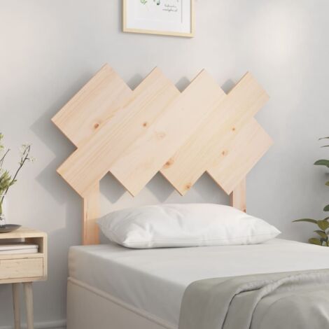Tête de lit pour Lit adulte,Panneau de lit,Décoration murale 92x3x81 cm Bois massif de pin XZZ92110 (1/5)
