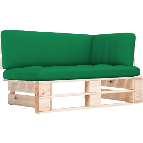 Canapé d'angle，Banquette palette de jardin Bois de pin imprégné FGYH88989 (1/5)