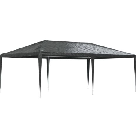Tente de réception professionnelle 4x6 m Anthracite 90 g/m² (1/5)