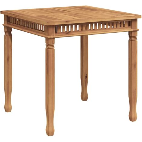 Table de jardin Table de Salle à Manger  Table à dîner  Table de cuisine 80x80x80 cm Bois de teck solide BZTHBS598996 (1/5)