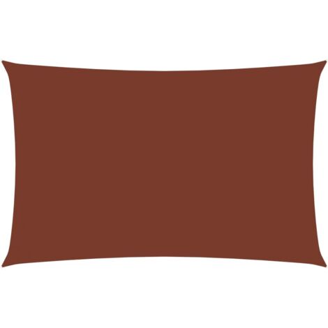 Voile de parasol,Voile d'ombrage pour Jardin Balcon en Tissu Oxford rectangulaire 2x4,5 m Terre cuite -22277 (1/5)