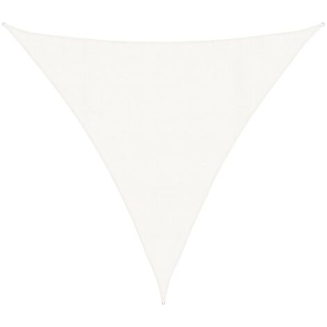 Voile d'ombrage - Toile d'ombrage - Auvent Imperméable - UV Protection pour Terrasse Jardin Extérieur - 160 g/m² Blanc 4,5x4,5x4,5 m PEHD XDNXN78276 (1/5)