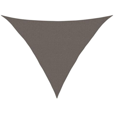 Voile d'ombrage - Toile d'ombrage - Auvent Imperméable - UV Protection pour Terrasse Jardin Extérieur - 160 g/m² Anthracite 2,5x2,5x3,5 m PEHD XDNXN91755 (1/5)