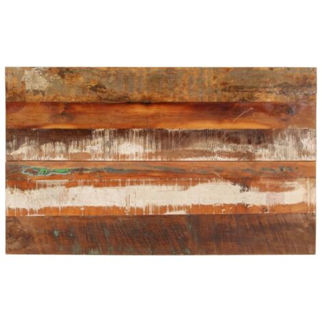 Dessus de table, Plateau De Table rectangulaire 60x100 cm 15-16 mm Bois récupéré LKF98635 (1/5)