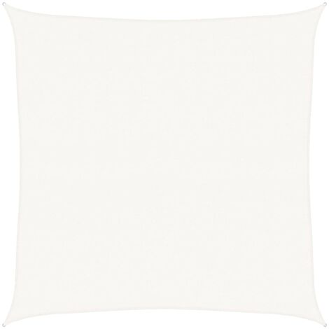 Voile d'ombrage - Toile d'ombrage - Auvent Imperméable - UV Protection pour Terrasse Jardin Extérieur - 160 g/m² Blanc 5x5 m PEHD XDNXN75368 (1/5)