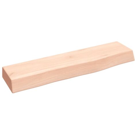 Étagère murale Étagère suspendue Etagères Flottantes 40x10x4 cm bois de chêne massif non traité BRZH853114 (1/4)