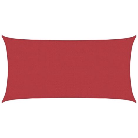 Voile d'ombrage - Toile d'ombrage - Auvent Imperméable - UV Protection pour Jardin Terrasse - 160 g/m² Rouge 2x4 m PEHD XDNXN76431 (1/5)