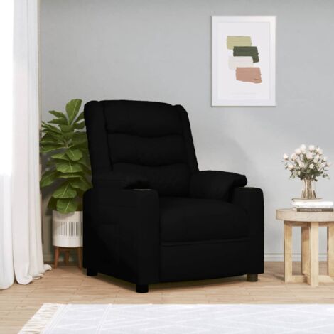 Fauteuil inclinable électrique,Fauteuil Salon,Chaise Loisir et Repos Noir Similicuir FNNF249297 (1/5)