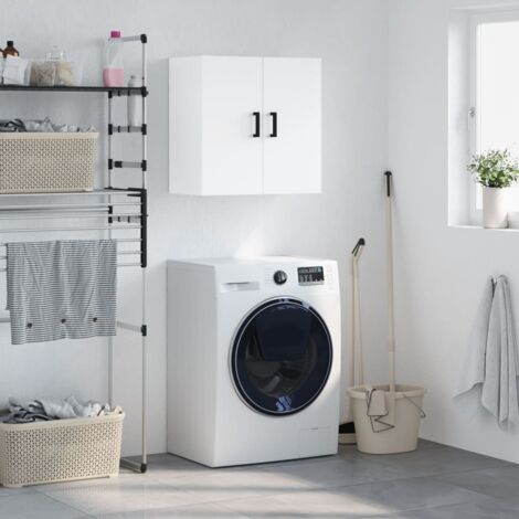 Armoire murale Meuble de rangement Armoire suspendue blanc 60x31x60 cm bois d'ingénierie XZZZ681419 (1/5)