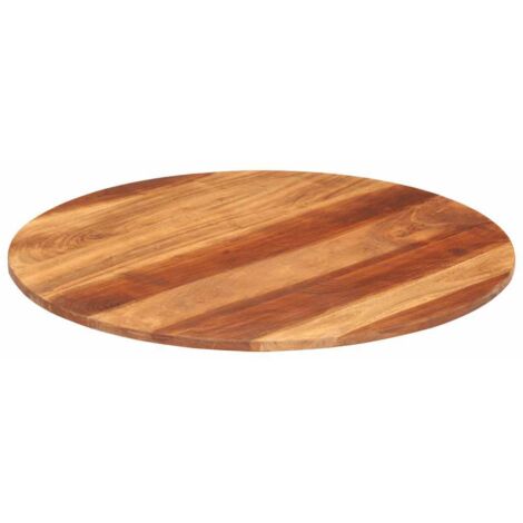 Dessus de table Plateau De Table Plan de travail Bois solide Rond 15-16 mm 70 cm BZTHBS161171 (1/5)