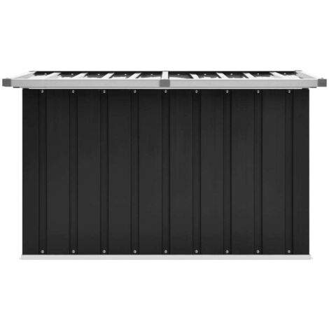 INLIFE Boîte de rangement de jardin Anthracite 109x67x65 cm (1/5)