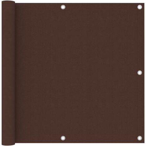 Écran de balcon,Brise Vue de terrasse,Toile de Balcon Marron 90x300 cm Tissu Oxford VDVM310350 (1/5)