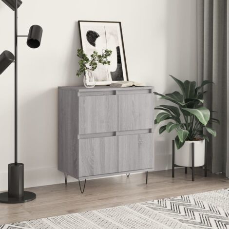 Buffet,Bahut,Meuble de Rangement pour Salon, Salle à Manger, Cuisine Sonoma gris 60x35x70 cm Bois d'ingénierie DGBDF995351 (1/5)