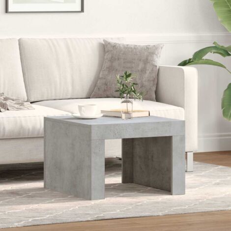 Table basse, Table de Salon, Table d'appoint, Design Moderne Gris béton 50x50x35 cm Aggloméré XZZ42018905 (1/5)