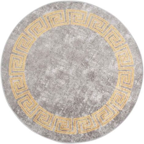 Tapis lavable antidérapant,Tapis de Salon,Cuisine,Bureau,Tapis de porte φ120 cm Gris DVNEI481998 (1/5)
