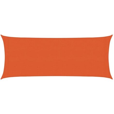 Voile d'ombrage - Toile d'ombrage - Auvent Imperméable - UV Protection pour Jardin Terrasse - 160 g/m² Orange 2x5 m PEHD XDNXN31427 (1/5)
