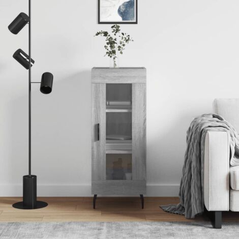 Buffet,Bahut,Meuble de Rangement pour Salon, Salle à Manger, Cuisine Sonoma gris 34,5x34x90 cm Bois d'ingénierie XZZZ941167 (1/5)