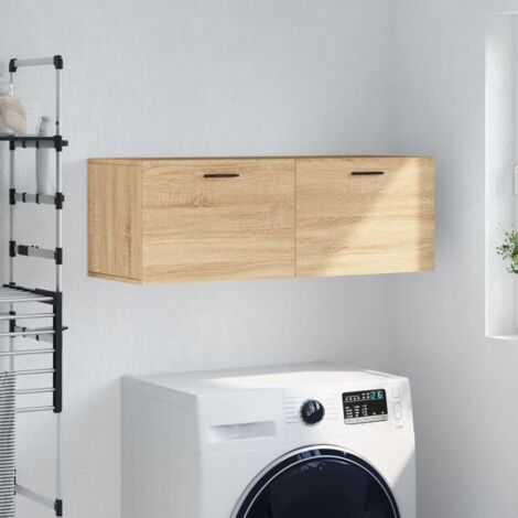 Armoire murale Meuble de rangement Armoire suspendue chêne sonoma 100x36,5x35 cm bois d'ingénierie XZZZ529127 (1/5)