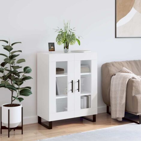 Buffet,Bahut,Meuble de Rangement pour Salon, Salle à Manger, Cuisine blanc 69,5x34x90 cm bois d'ingénierie DGBDF922494 (1/5)