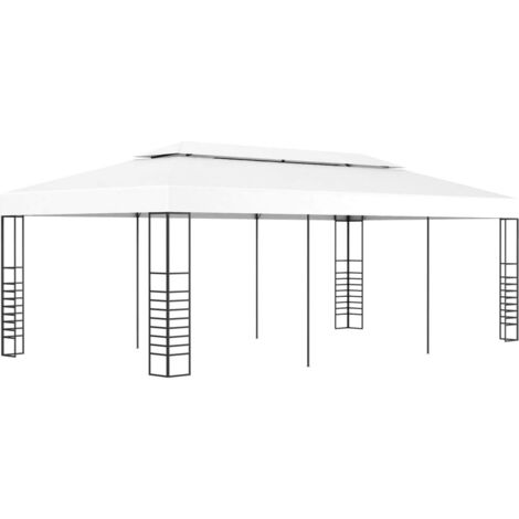 Tonnelle，Tente de Réception，Pergola de jardin，Barnum 6 x 3 m Blanc XZZ40702 (1/5)