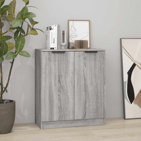 Buffet,Bahut, Meuble de Rangement pour Salon, Bureau, Sonoma gris 60x30x70 cm Bois d'ingénierie, Armoire de Rangement FBV89663 (1/4)