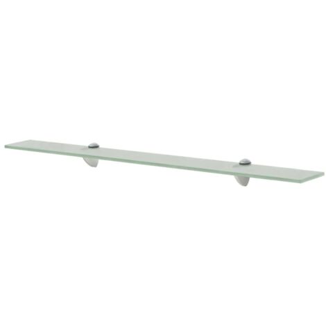 Étagère murale en verre Étagères Murales Flottantes de Rangement 80x10 cm 8 mm BRZH194762 (1/4)