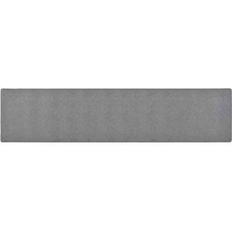 Tapis de couloir Tapis Salon Tapis Chambre Gris foncé 50x250 cm BZTE360301 (1/5)