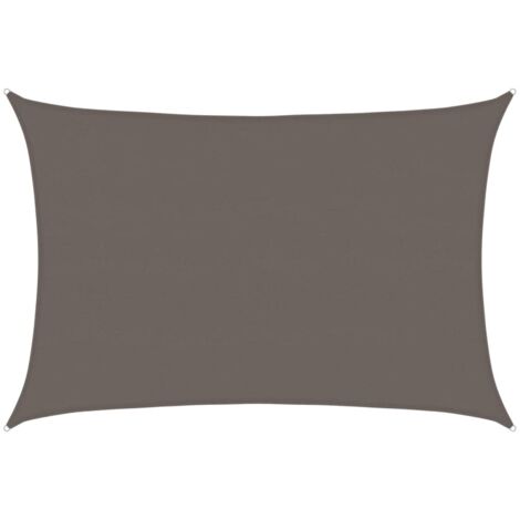 Voile d'ombrage - Toile d'ombrage - Auvent Imperméable - UV Protection pour Terrasse Jardin Extérieur - 160 g/m² Anthracite 5x7 m PEHD XDNXN76667 (1/5)