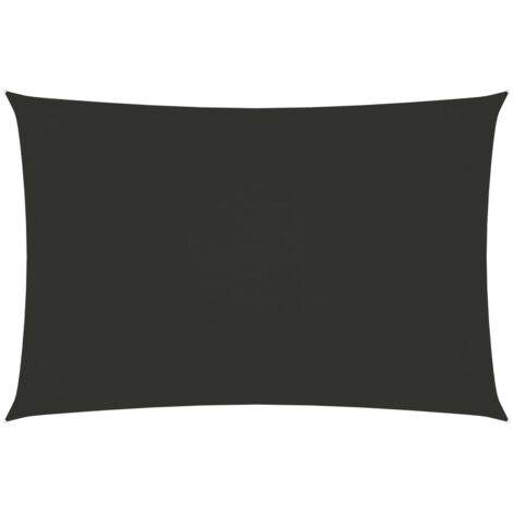 Voile de parasol,Voile d'ombrage pour Jardin Balcon en Tissu Oxford rectangulaire 6x8 m Anthracite -66849 (1/5)