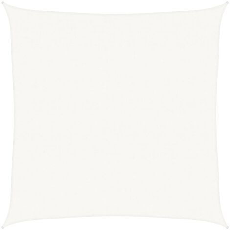 Voile d'ombrage - Toile d'ombrage - Auvent Imperméable - UV Protection pour Terrasse Jardin Extérieur - 160 g/m² Blanc 4,5x4,5 m PEHD XDNXN10230 (1/5)