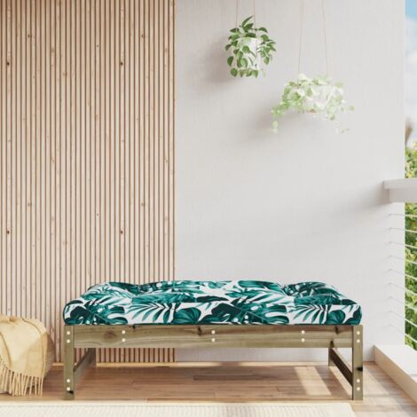 Repose-pied,Tabouret de pied,Pouf de jardin 120x80 cm bois de pin imprégné CNENE452673 (1/5)