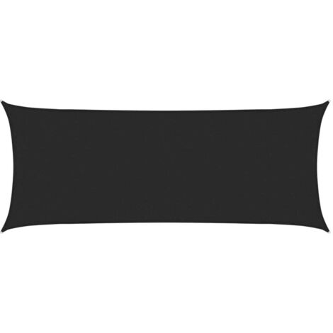 Voile d'ombrage - Toile d'ombrage - Auvent Imperméable - UV Protection pour Jardin Terrasse - 160 g/m² Noir 2x4,5 m PEHD XDNXN42282 (1/5)