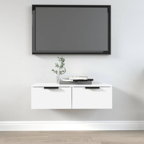 Armoire murale Armoire de rangement Armoire suspendue Blanc 68x30x20 cm Bois d'ingénierie RTJEX247231 MaisonChic (1/5)
