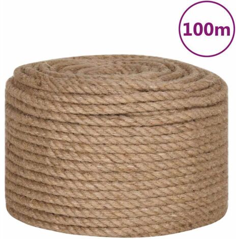 Corde,Cordage pour la Décoration, le Bricolage, le Jardinage 100 % jute 10 mm 100 m RIJMHX62880838 (1/2)