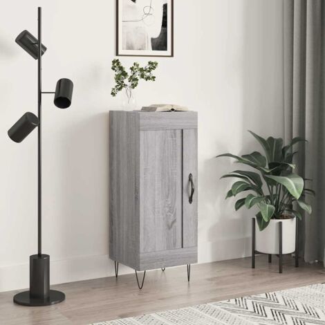 Buffet,Bahut,Meuble de Rangement pour Salon, Salle à Manger, Cuisine Sonoma gris 34,5x34x90 cm Bois d'ingénierie DGBDF141359 (1/5)