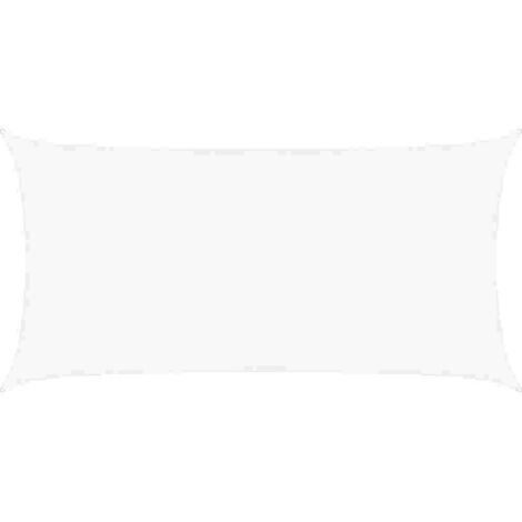 Voile d'ombrage - Toile d'ombrage - Auvent Imperméable - UV Protection pour Terrasse Jardin Extérieur - 160 g/m² Blanc 2,5x4,5 m PEHD XDNXN95621 (1/5)