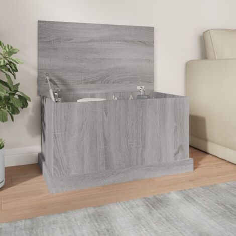 Boîte de rangement Coffre de rangement sonoma gris 70x40x38 cm bois d'ingénierie MCYMH334133 (1/5)