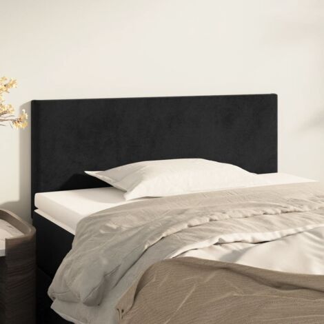 Tête de lit,Panneau de lit,Pour Lit adulte Noir 100x5x78/88 cm Velours XZZ76422 (1/5)