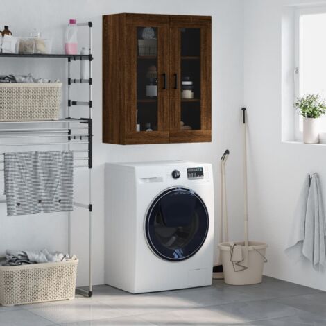 Armoire murale Meuble de rangement Armoire suspendue chêne marron 69,5x34x90 cm XZZZ795858 MaisonChic (1/5)