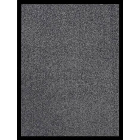 Paillasson,Tapis d'entrée,Tapis de Porte Intérieur et Extérieur Anthracite 40x60 cm VDVM923461 (1/5)