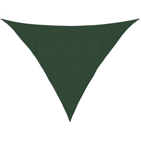 Voile d'ombrage - Toile d'ombrage - Auvent Imperméable - UV Protection pour Jardin Terrasse - 160 g/m² Vert foncé 4x4x5,8 m PEHD XDNXN88505 (1/5)